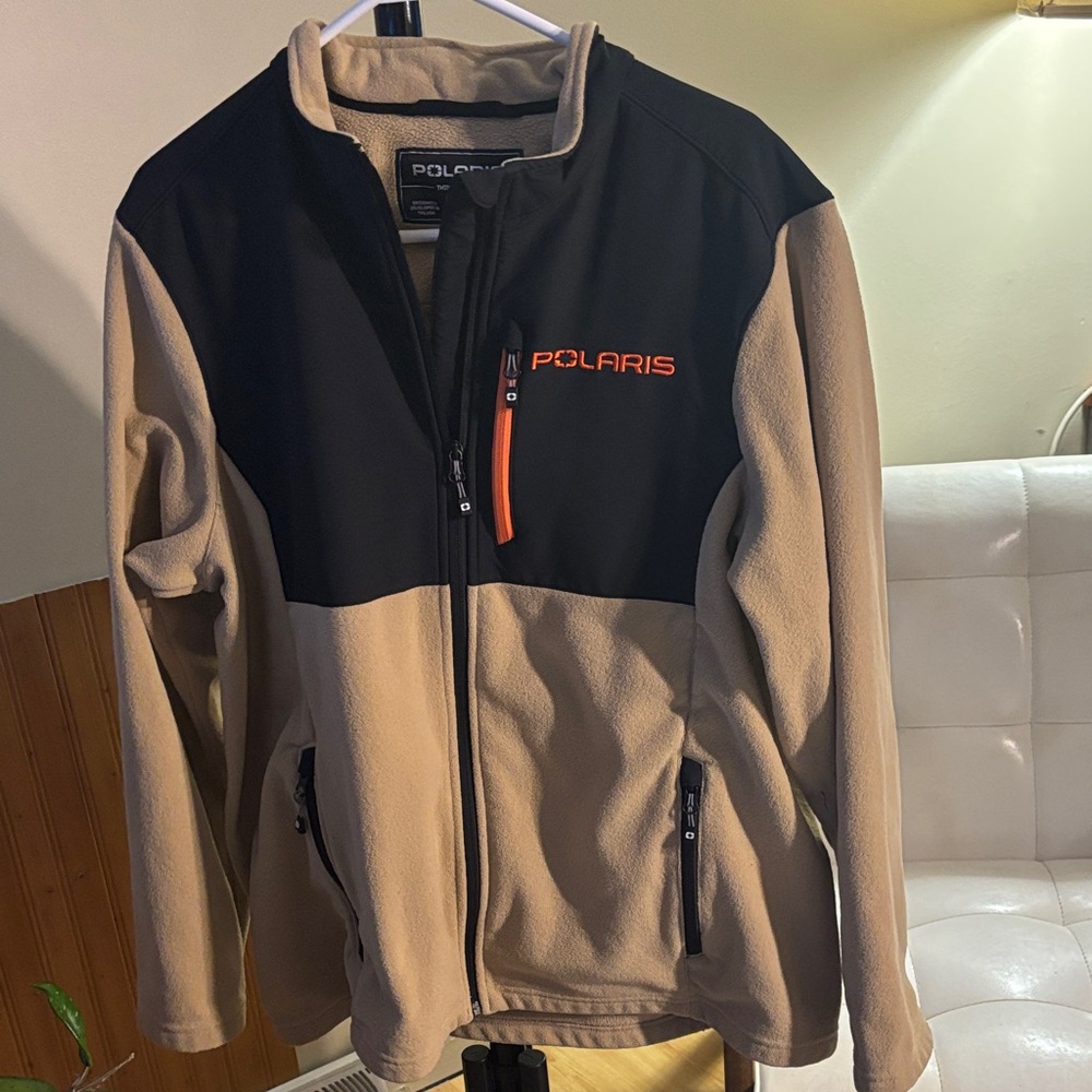 Men's Black and Tan Jacket